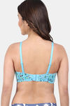 Amour Secret Padded Wired Demi Coverage T-Shirt Bra - Light Blue — thumbnail 2